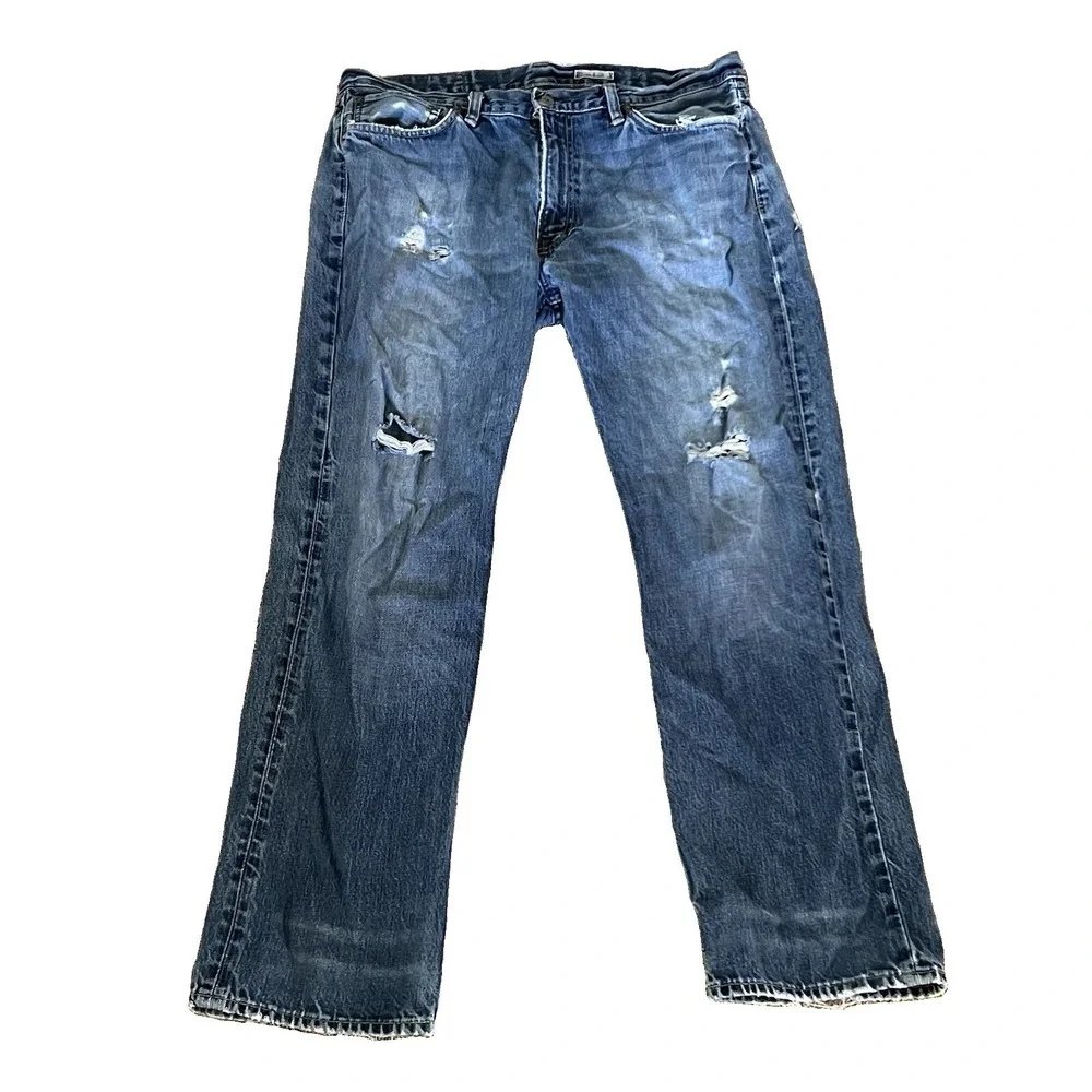Polo Ralph Lauren Y2K 2000s Classic Thrashed Jeans Men's 36x32 Straight Grunge